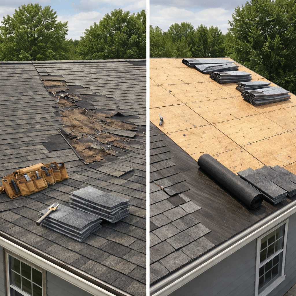 roof repair vs replacement